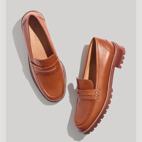 Madewell Shoes - Madewell The Corine Lugsole Loafers Dried Maple size 8.5